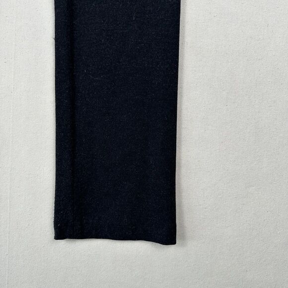 Eileen Fisher Pants Women’s 4 Heathered Black Straight Leg Stretch Elastic Waist - Picture 3 of 16